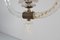 Lampada da soffitto Mid-Century in vetro di Murano e ottone di Ercole Barovier e Cesare Toso, Italia, anni '30, Immagine 8