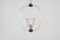 Mid-Century Deckenlampe aus Muranoglas & Messing von Ercole Barovier & Cesare Toso, Italien, 1930er 5