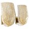 Mid-Century Sconces in Rugiada Murano Glass by Ercole Barovier and Cesare Toso, Italy, 1960s, Set of 2, Image 1