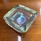 Iridescent Murano Glass Ashtray by Seguso, Italy, 1940s 3