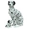 Vintage Ceramic Statue of Dalmatian with Puppy, 1970s, Set of 2, Image 1