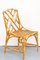 Chippendale Chair and Desk in Bamboo and Wicker from Dal Vera, 1960s, Set of 2 8