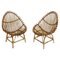 Vintage Bamboo Lounge Chairs, 1960, Set of 2 1