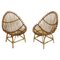 Vintage Bamboo Lounge Chairs, 1960, Set of 2, Image 1
