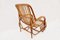 Bamboo and Wicker Lounge Chair, 1950s 4
