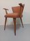 Brauner Vintage Sessel, 1950er 7