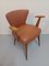 Brauner Vintage Sessel, 1950er 8