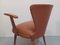 Brauner Vintage Sessel, 1950er 14