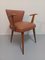 Fauteuil Vintage Marron, 1950s 4