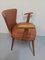 Brauner Vintage Sessel, 1950er 3