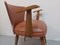 Brauner Vintage Sessel, 1950er 10