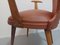 Brauner Vintage Sessel, 1950er 9