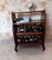 Vintage Wine Cabinet with Wheels 3