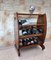 Vintage Wine Cabinet with Wheels 2