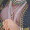 Reine Moghole Mumtaz Mahal, Huile sur Panneau, 19ème Siècle, Encadrée 14