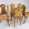 Mid-Century Oak Tirol Chairs, 1960s, Set of 6 5