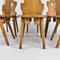 Mid-Century Tirol Stühle aus Eiche, 1960er, 6 . Set 3