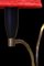 Lámpara de pie de latón, años 50, Imagen 10