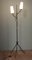 Lámpara de pie francesa trípode de Arlus, años 50, Imagen 2
