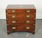 Military Campaign Chest of Drawers with Brass Handles from Harrods Kennedy 4