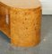 Art Deco Style Oval Burr Walnut Coffee Table, Image 7