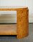Table Basse Style Art Déco Ovale en Noyer 12