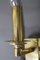 Lámpara de pared Hollywood Regency de vidrio acrílico y latón de Vereinigte Werkstätten, Imagen 4