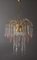 Lámpara de araña con cascada de Murano rosa, Imagen 14