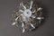 Hollywood Regency White Flower Ceiling Lamp, 1970s, Image 11