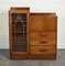 Small Art Deco Style Bookcase Cabinet 3