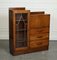 Small Art Deco Style Bookcase Cabinet 1