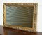 Espejo vintage acolchado de madera dorada, Imagen 4