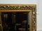 Espejo vintage acolchado de madera dorada, Imagen 8