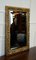 Gepolsterter Vintage Spiegel aus vergoldetem Holz 10