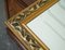 Espejo vintage acolchado de madera dorada, Imagen 13
