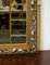 Espejo vintage acolchado de madera dorada, Imagen 9