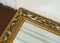 Gepolsterter Vintage Spiegel aus vergoldetem Holz 6