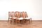 Mid-Century Teak Eva Chair by Niels Koefoed for Koefoed Hornslet, 1960s, Set of 8, Image 1