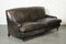 Howard Heritage Grey Leather Sofa J1, Image 1
