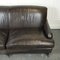 Howard Heritage Grey Leather Sofa J1 12