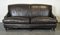 Howard Heritage Grey Leather Sofa J1 13