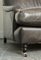 Howard Heritage Grey Leather Sofa J1, Image 9