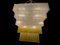 Large Textured Glass Chandelier, 1980s, Image 12