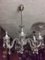 Lámpara de araña vintage de vidrio, años 50, Imagen 15
