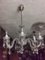 Vintage Chandelier in Glass, 1950s 15