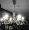 Vintage Chandelier in Glass, 1950s 11