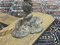 Bistrotisch aus dem frühen 20. Jh. mit Marmortablett und Gestell aus Gusseisen & Eiche 5