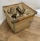Caja de almacenamiento para impresoras antigua de madera, década de 1890, Imagen 3