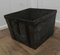 Industrial Look Iron Banded Log Box, 1890s 1