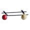 Space Age Iron and Wood Coat Rack, Image 1